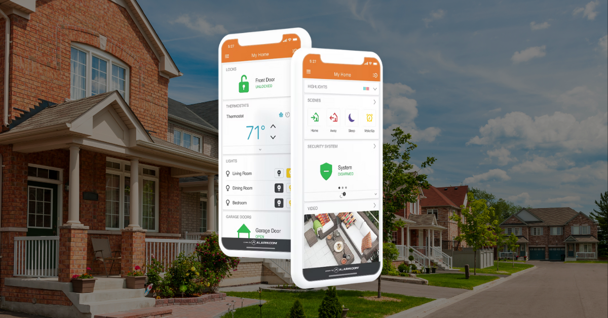 residential security system alarm.com