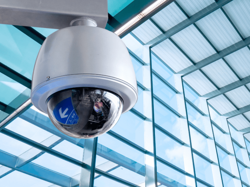 commercial security camera system with securu